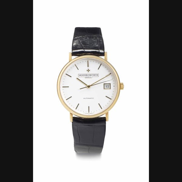 Vacheron Constantin Vacheron Constantin. An 18k Gold Automatic Wristwatch with Date SIGNED VACHERON CONSTANTIN, GENEVE, REF. 42002, MOVEMENT NO. 877'745, CASE NO. 707'092, MANUFACTURED IN 1999