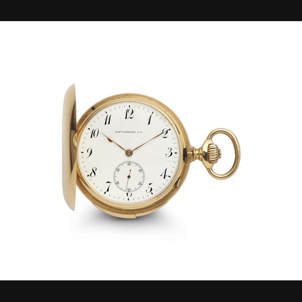 Vacheron Constantin Vacheron Constantin. An 18k Gold Hunter Case Minute Repeating Keyless Lever Watch SIGNED VACHERON CONSTANTIN, RETAILED BY SAM HAMMOND & CO, MOVEMENT NO. 325'004, CASE NO. 197'722, CIRCA 1920