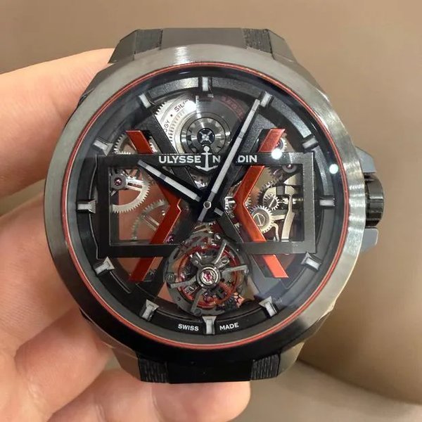 Ulysse Nardin Ulysse Nardin Executive
Black Skeleton Dial Men's Watch Executive Only watch