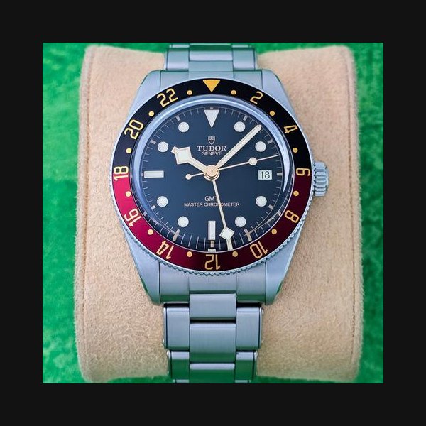 Tudor Black Bay Fifty-Eight58 Gmt 39MM Black Dial on Stainless Steel Bracelet Ref M7939G1A0NRU - Complete Set 2025 Ref. M7939G1A0NRU-0001