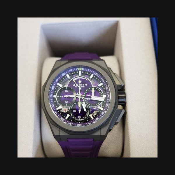 Zenith Zenith DefyExtreme Ultraviolet Titanium Brand new full set 97.9100.9004/80.I209