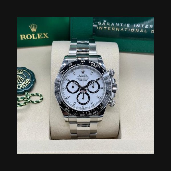 Rolex Rolex Daytona2025 Panda White Dial Mint Complete Box and Papers