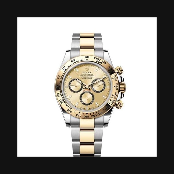 Rolex Rolex DaytonaNEW 2026 Champagne Index Dial Two Tone Yellow Gold Smooth Bezel Oyster Bracelet