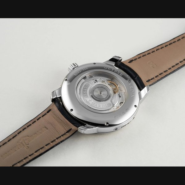 Ulysse Nardin Ulysse Nardin | Classico Luna, A Stainless Steel and Diamond-set Wristwatch with Date and Moon Phase Display, Circa 2020 · 8293-122
