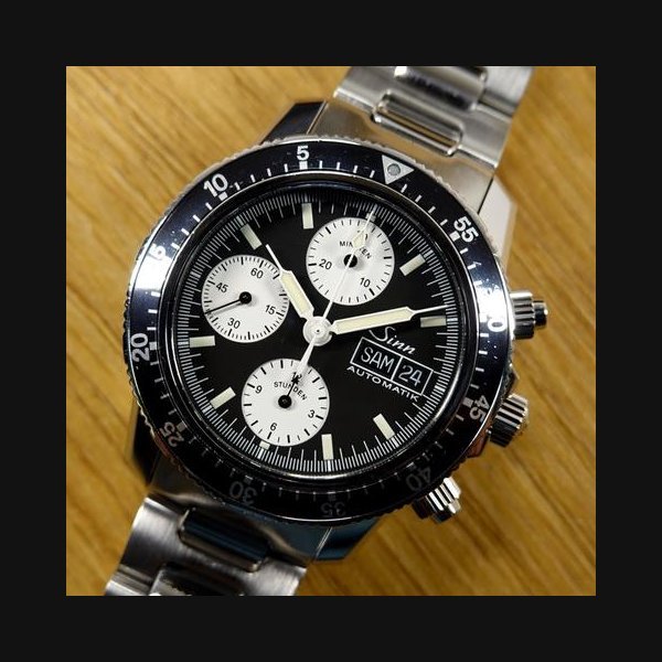 Sinn Sinn 10341 mm 103 A Sa PANDA Chronograph AUTOMATIK Saphirglas ETA 7750 BOX