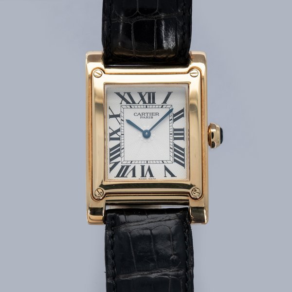 Cartier Cartier CPCP Tank A Vis 2484 18k YG