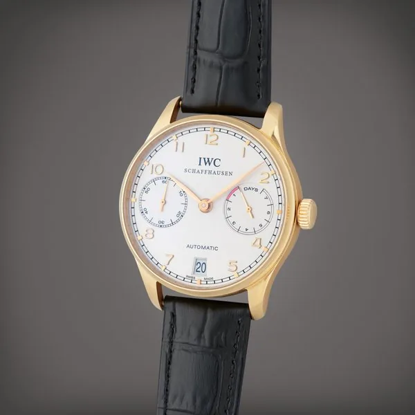 IWC Portugieser, Reference IW500101 | A pink gold wristwatch with date and power reserve indication | Circa 2008 · IW500101