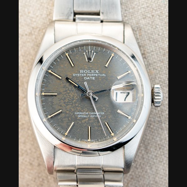 Gauthier 1969 Vintage Rolex Date Ref. 1500 - 'Tropical' Gray Dial Ref. G1018