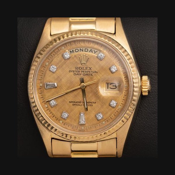 Rolex Day-Date36 18K Yellow Gold Appraisal Certificate Ref. 18038