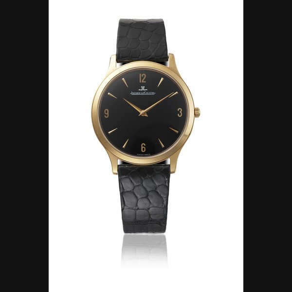 Jaeger-Lecoultre JAEGER-LECOULTRE. AN 18K PINK GOLD ULTRA-THIN WRISTWATCH WITH CERTIFICATE AND BOX SIGNED JAEGER-LECOULTRE, MASTER CONTROL MODEL, REF. 145.340.794B, CIRCA 2001