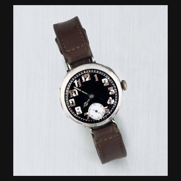 Rolex Rolex. An Early Silver Cased Wristwatch with Enamel Dial SIGNED ROLEX, CASE NO 650536, LONDON IMPORT MARK FOR 1915