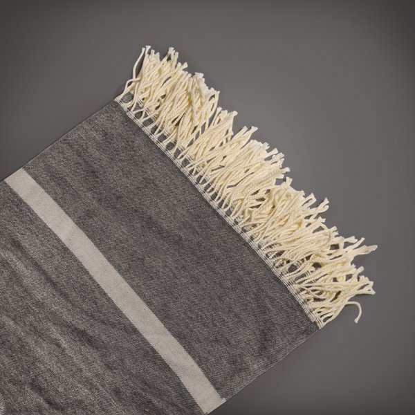 Patek Philippe A grey and white lambswool blanket | Circa 2018