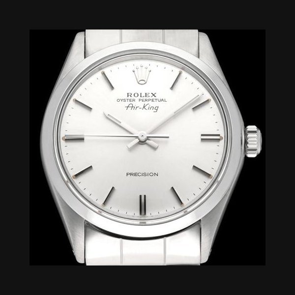 Rolex Rolex Air KingPrecision 5500 / Silver Grey Dial / Oyster Bracelet / 34mm / 1973