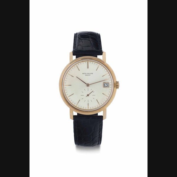 Patek Philippe. A Fine and Rare 18k Pink Gold Automatic Wristwatch with Date SIGNED PATEK PHILIPPE, GENÈVE, REF. 3445, MOVEMENT NO. 1'120'666, CASE NO. 312'416, MANUFACTURED IN 1963
