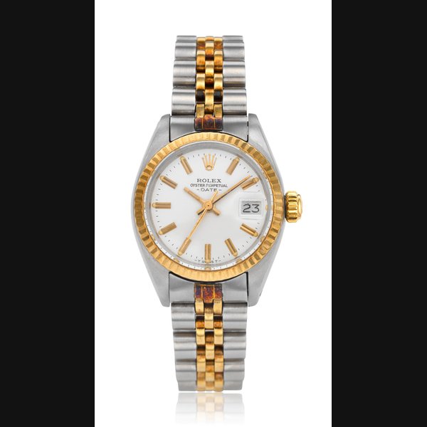 ROLEX, LADIES’ TWO-TONE DATE, REF. 6917
