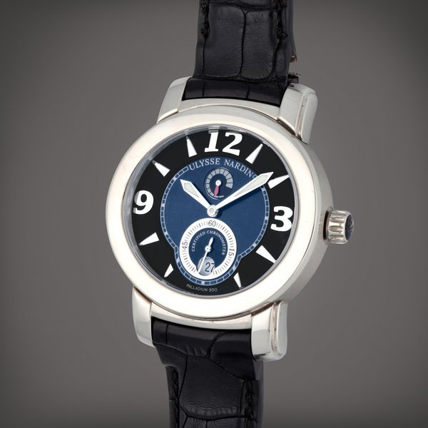 Ulysse Nardin Reference 278-70 | A limited edition palladium wristwatch with power reserve and date | Circa 2010 · 278-70