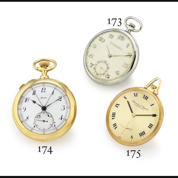 IWC. AN 18K GOLD OPENFACE KEYLESS LEVER DRESS WATCH SIGNED INTERNATIONAL WATCH CO., SCAFFHAUSEN, MOVEMENT NO. 1847049, CASE NO. 1854363, REF. 244, CIRCA 1970