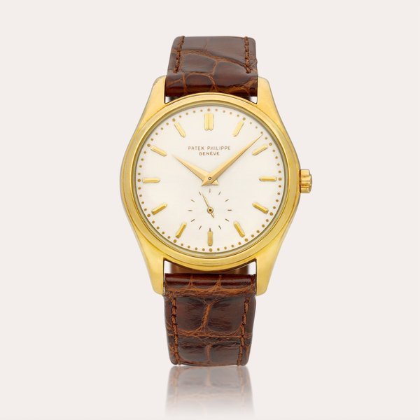 Patek Philippe Reference 2526  A yellow gold wristwatch with enamel dial, Made in 1953 | 百達翡麗 | 型號2526 | 黃金腕錶，備琺琅錶盤，1953年製 · 2526