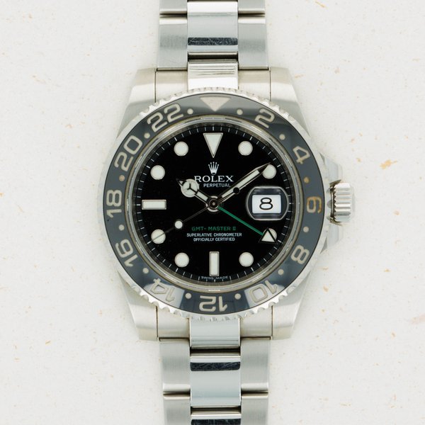 Rolex Rolex GMT-Master II Oyster Perpetual Date 116710LN with Guarantee Card