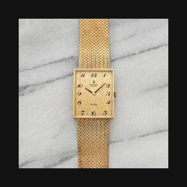 Rolex Rolex CelliniVintage 1970 Rolex Cellini 4089 18K YG Textured Breguet Dial Manual 23mm