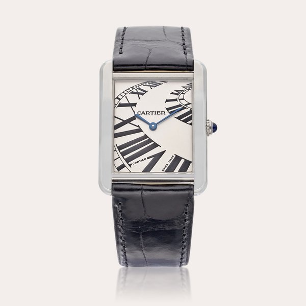 Cartier Reference 3169 Tank Solo 'Piano' | A stainless steel wristwatch, Circa 2005