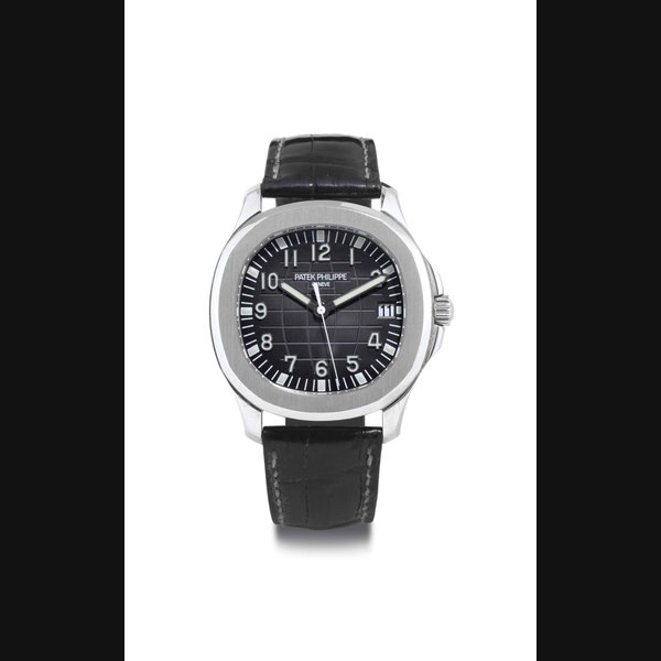 PATEK PHILIPPE. A STAINLESS STEEL AUTOMATIC WRISTWATCH WITH DATE AND CENTER SECONDS SIGNED PATEK PHILIPPE, GENEVE, AQUANAUT MODEL, MOVEMENT NO. 3716216, CASE NO. 4420558, REF. 5167, CIRCA 2006