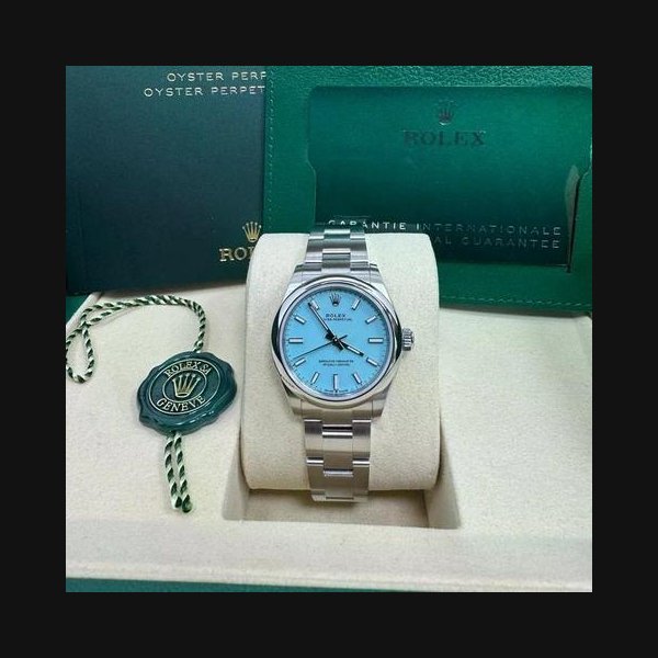 Rolex Rolex Oyster PerpetualUnworn 2026 36mm "Turquoise" Blue Dial Oyster Bracelet