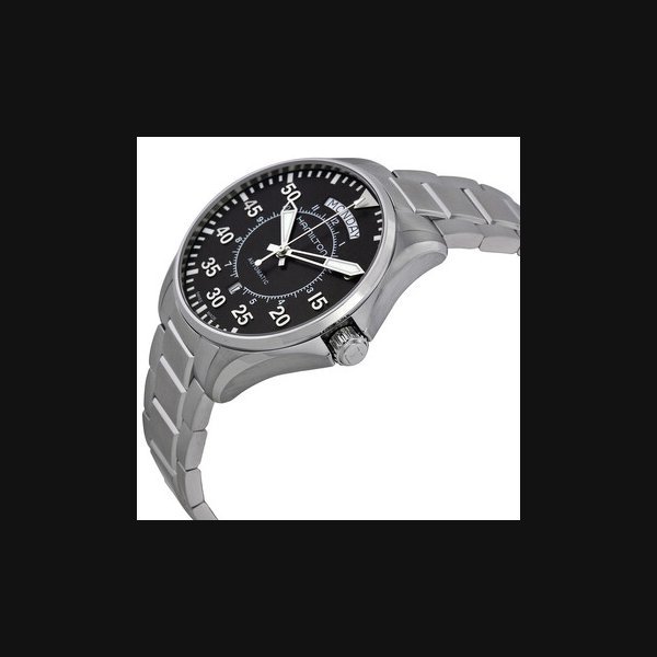 Hamilton HamiltonPilot Day Date Automatic Black Dial Men's Watch H64615135