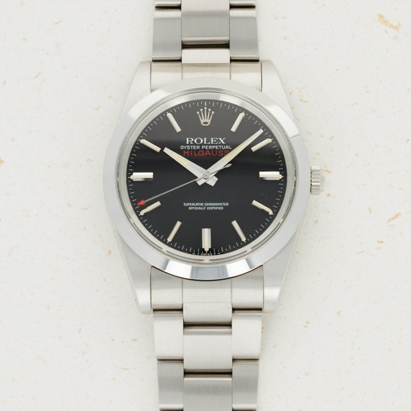 Rolex Rolex Milgauss 1019 Black dial NOS Box and Papers · 1019