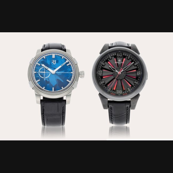 Perrelet  | Romain Jerome Set of two wristwatches composed of a Romain Jerome and a Perrelet