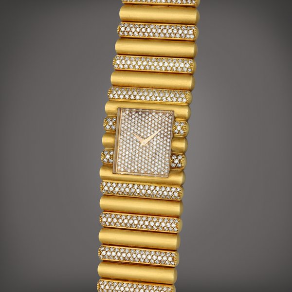 Vacheron Constantin A yellow gold and diamond-set bracelet watch | Circa 1985, Price & Market Data