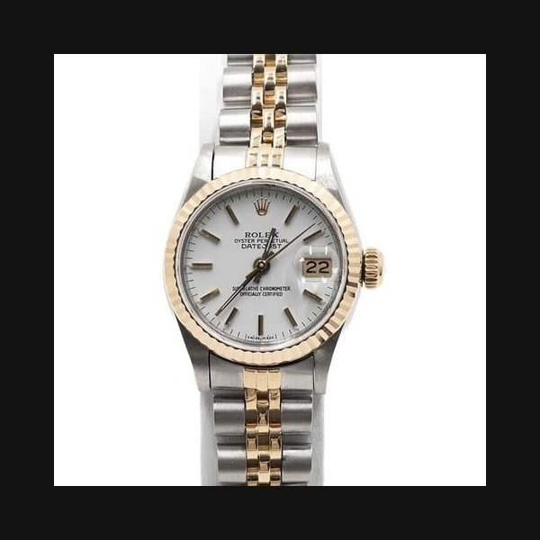 Rolex Rolex18K Gold Combination Lady Datejust 26MM Automatic Watch 69173 [U]