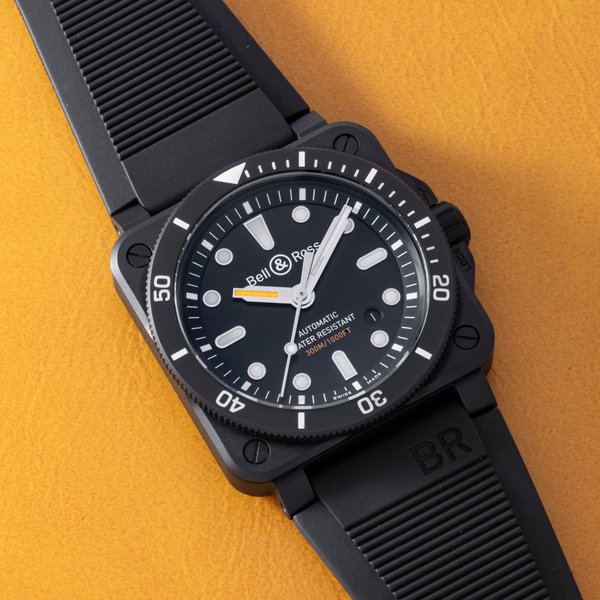 Bell & Ross BR-03 Diver 'Matte Black' Ref. BR0392-D-