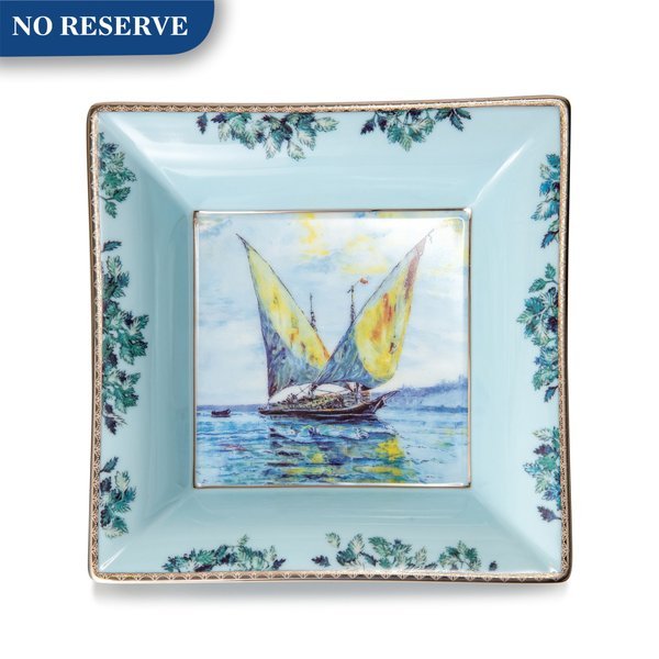 Patek Philippe Patek Philippe | Porcelain de Limoges, A commemorative Limoges porcelain and enamel dish, Circa 2015 | 百達翡麗 | Porcelain de Limoges   利摩日陶瓷及琺瑯擺飾盤，約2015年製