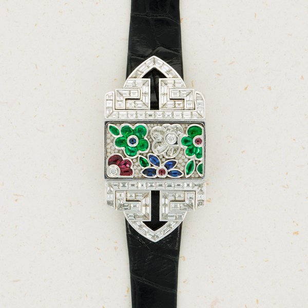 Audemars Piguet Audemars Piguet Covered Ladies Deco Style Jeweled Watch Unique Piece · N/A