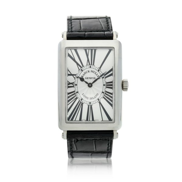 Franck Muller Reference 1000 QZ Long Island  A stainless steel rectangular wristwatch, Circa 2006