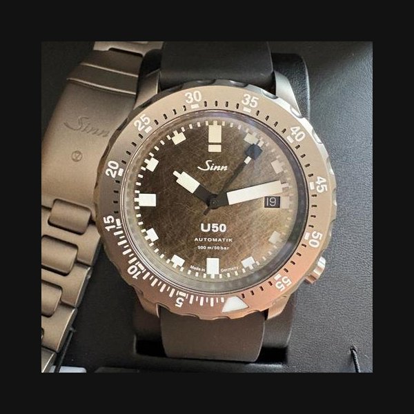 Sinn Sinn U50Ds (limited Edition) Limited Like mint 2025 Full set with addtional FKM straps