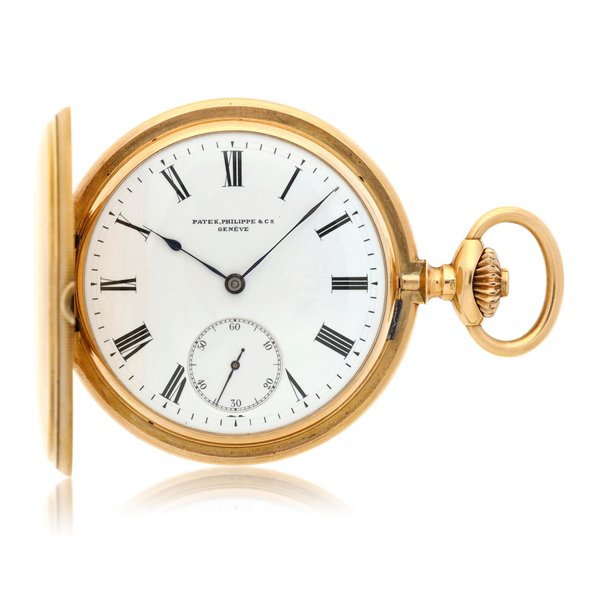 Patek Philippe A yellow gold hunting case watch, Circa 1910