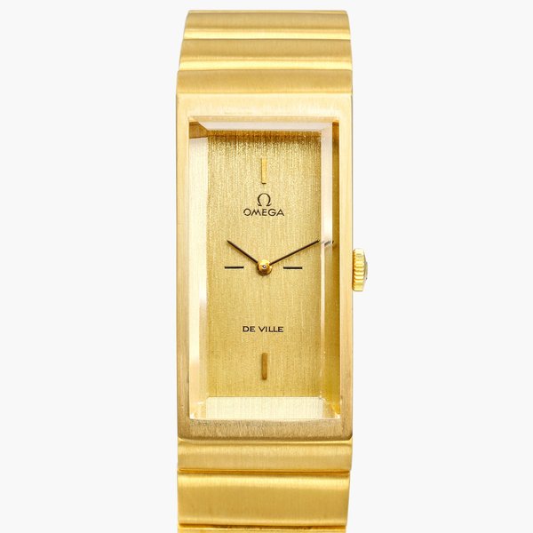 Omega De Ville | A yellow gold bracelet watch | Circa 1970