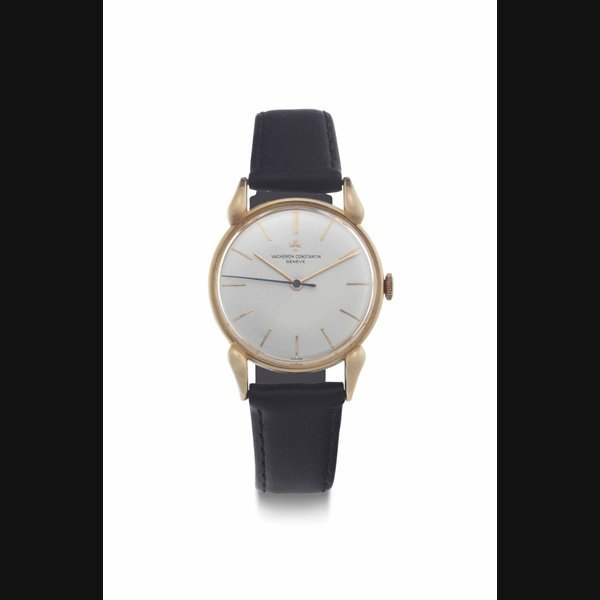 Vacheron Constantin Vacheron Constantin. An 18k Pink Gold Wristwatch with Teardrop Lugs and Original Certificate SIGNED VACHERON CONSTANTIN, GENÈVE, MOVEMENT NO. 451'201, CASE NO. 290'660, MANUFACTURED IN 1947