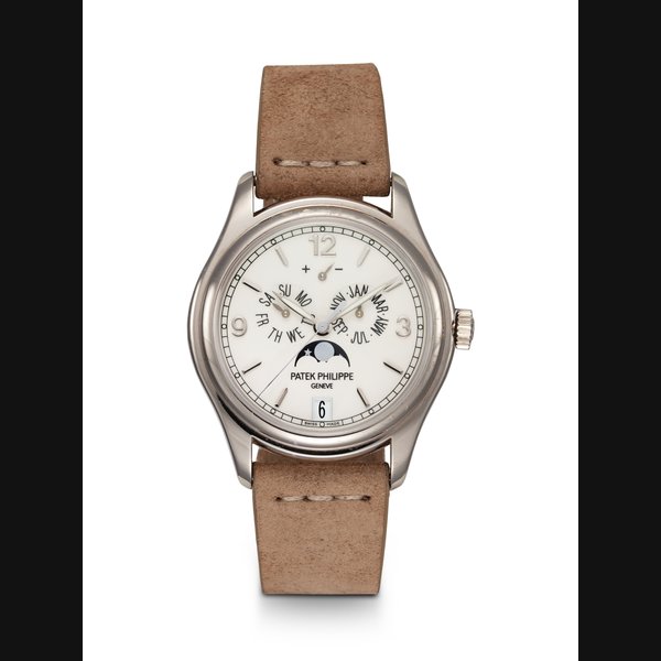 PATEK PHILIPPE, REF. 5146G-001, A FINE WHITE GOLD ANNUAL CALENDAR WRISTWATCH CASE NUMBER: 4’705’976, MOVEMENT NUMBER: 3’801’696