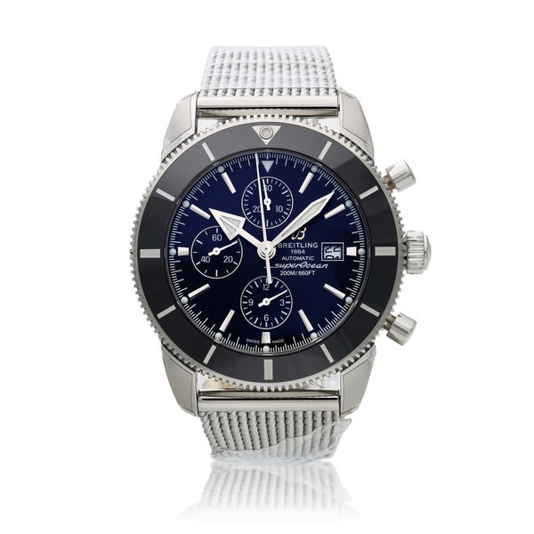 Breitling Reference A13312 Superocean Heritage | A stainless steel automatic chronograph wristwatch with date and bracelet, Circa 2017 · A13312