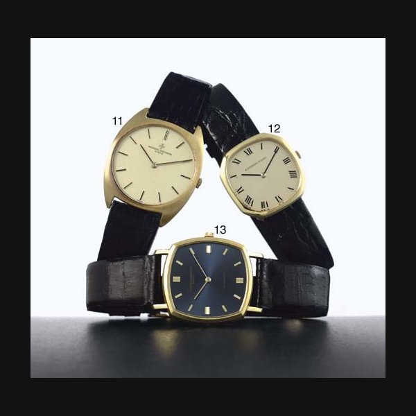 VACHERON CONSTANTIN. AN 18K GOLD TONNEAU WRISTWATCH SIGNED VACHERON CONSTANTIN, GENEVE, MOVEMENT NO. 665653, CASE NO. 493492, REF. 2093, CIRCA 1980