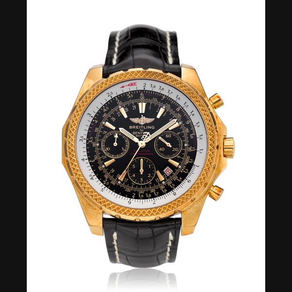 BREITLING, BENTLEY, 18K GOLD, CHRONOGRAPH, REF. K2536212/B687