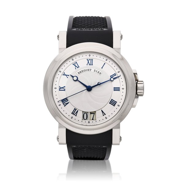 Breguet Reference 5817 Horloger De La Marine | A stainless steel automatic wristwatch with date, Circa 2010
