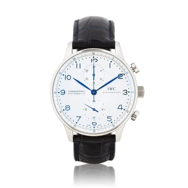 IWC Portugeiser Chronograph, Ref. IW371417     Chronographe bracelet en acier |  Stainless steel chronograph wristwatch     Vers 2004 |  Circa 2004
