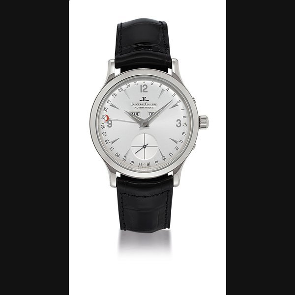 Jaeger-Lecoultre JAEGER-LECOULTRE, MASTER CONTROL STAINLESS STEEL AUTOMATIC TRIPLE CALENDAR WRISTWATCH NO. 5459, CASE NO. 140.8.87, CIRCA 2005