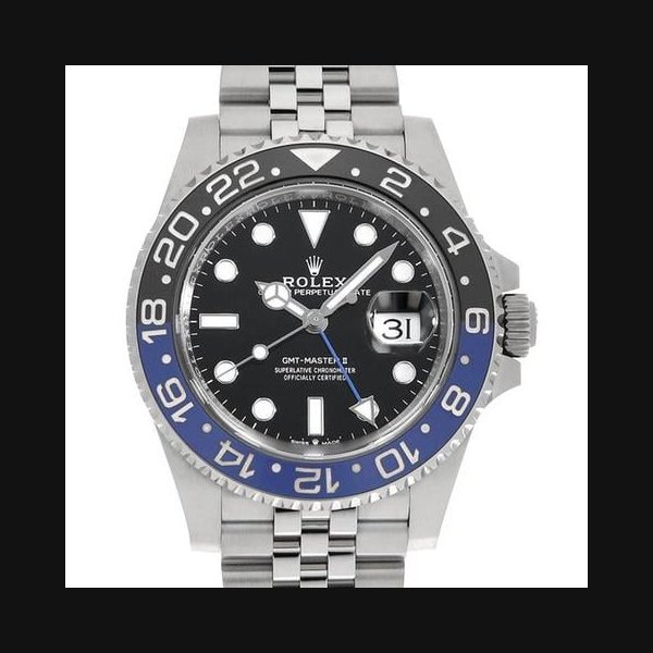 rolex Rolex GMT-Master II126710BLNR black 5 row jubilee bracelet Random Number USED mens