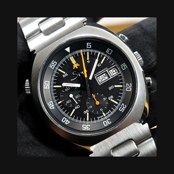 Sinn Sinn 14044 mm 140 B Chronograph Automatik LEMANIA 5012 140B vintage SINN REVISION BOX Pre D1