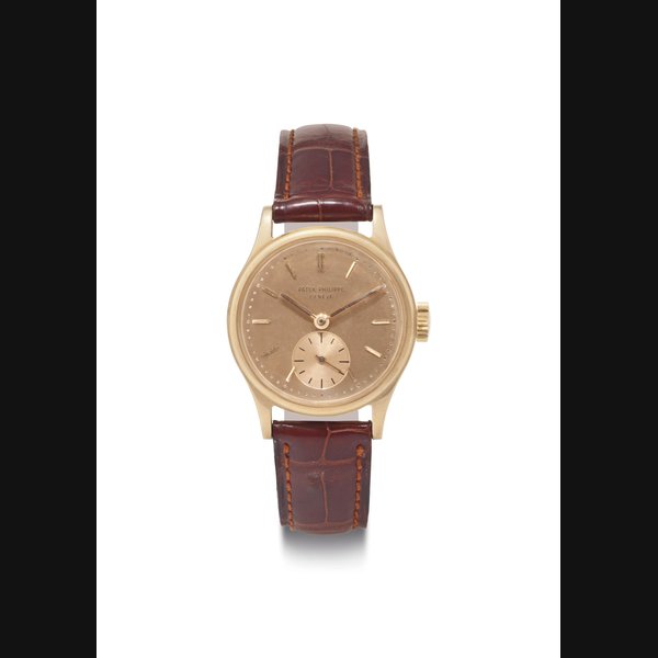 Patek Philippe. An 18k Pink Gold Wristwatch SIGNED PATEK PHILIPPE, GENÈVE, REF. 2451, MOVEMENT NO. 741'327, CASE NO. 679'409, MANUFACTURED IN 1953
